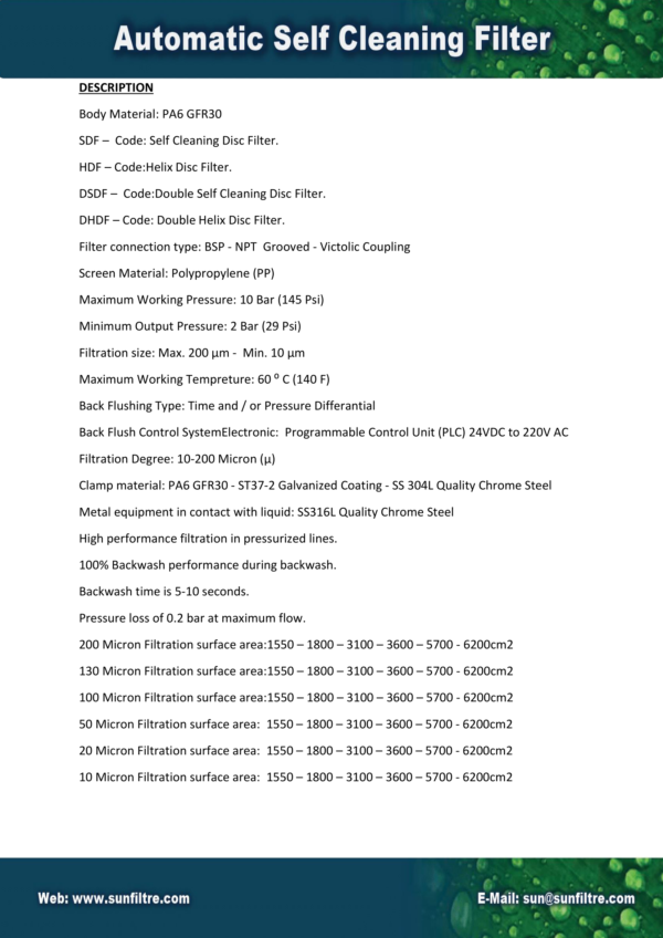 Self Cleaning Disc Filter.-2